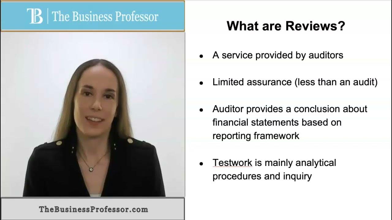 Video thumbnail for Auditing - What are Reviews?