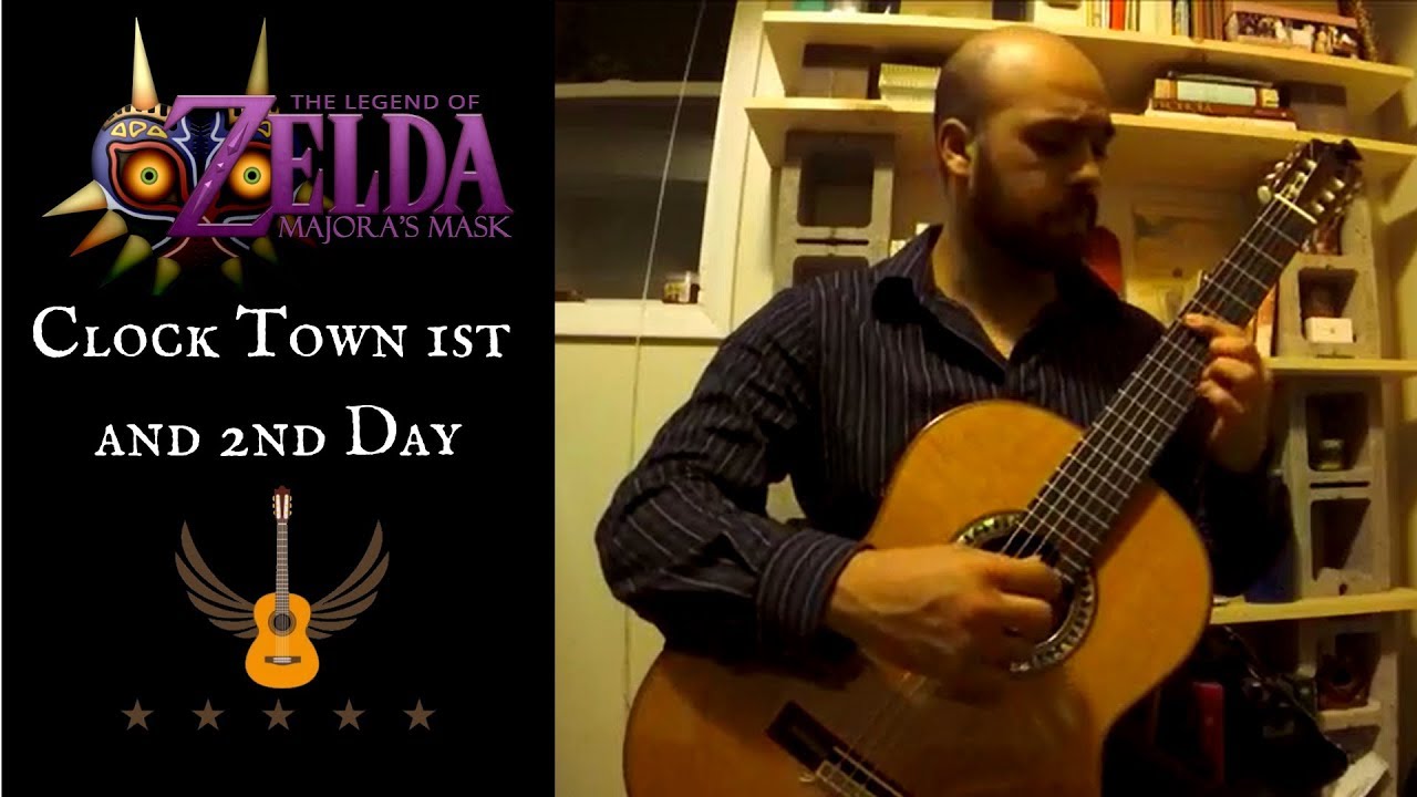 Video thumbnail for Clock Town Guitar | 1st and 2nd Day | ZELDA Guitar Cover TAB