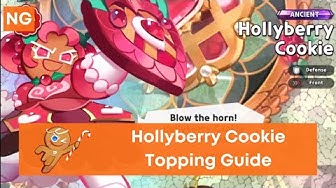 'Video thumbnail for Hollyberry Cookie Toppings Build (Cookie Run Kingdom)'