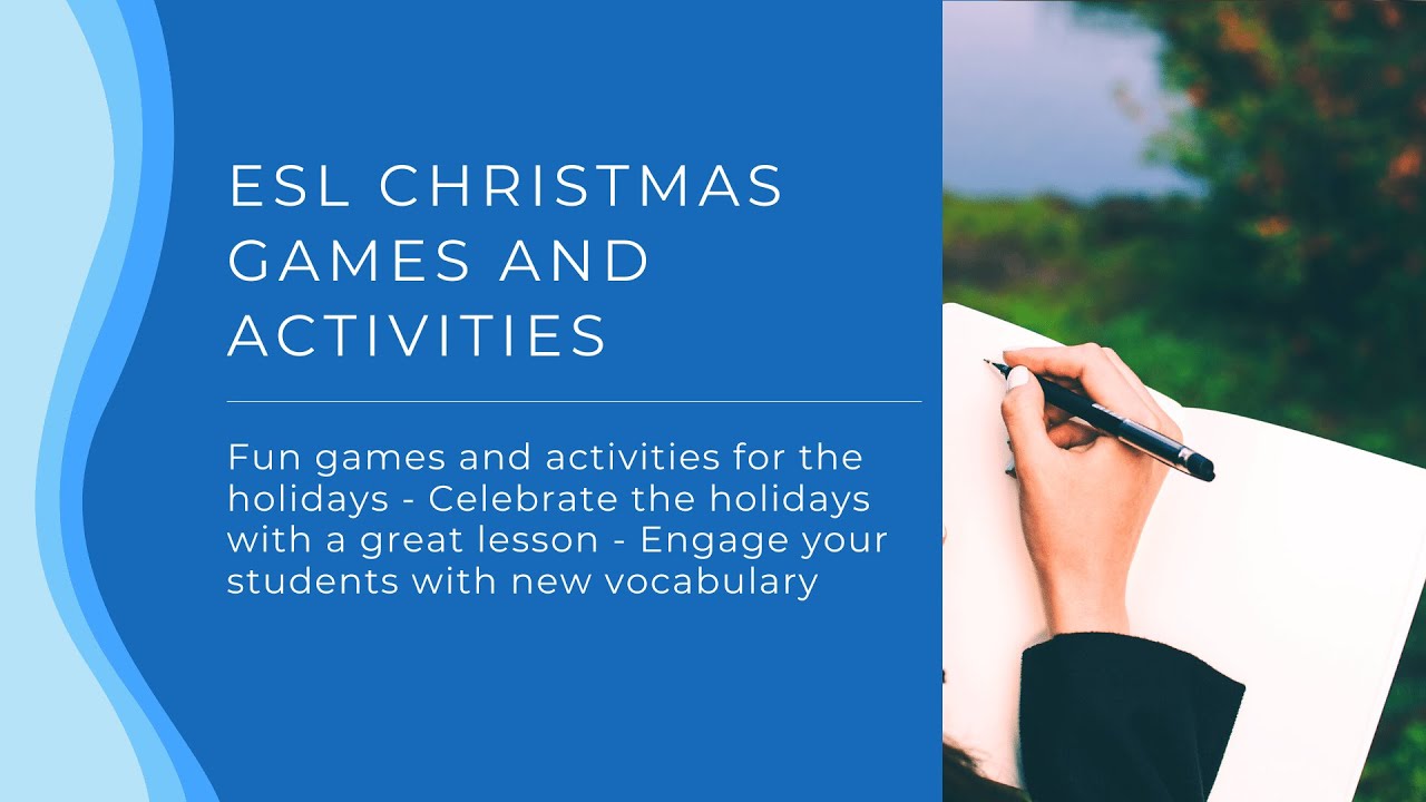 'Video thumbnail for ESL Christmas Games and Activities: Have fun TEFL Christmas Lessons with Your Students'