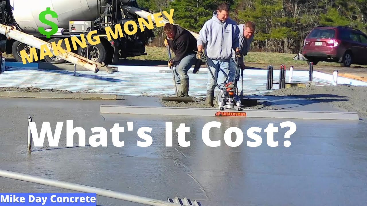 'Video thumbnail for Insulated Concrete Slab for a House 60' X 32' (What's it Cost?)'