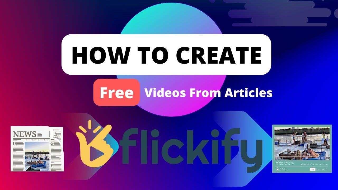 'Video thumbnail for Ezoic Flickify Review: Turn Your Articles Into Videos Monetized & Hosted On Your Own Video Platform!'