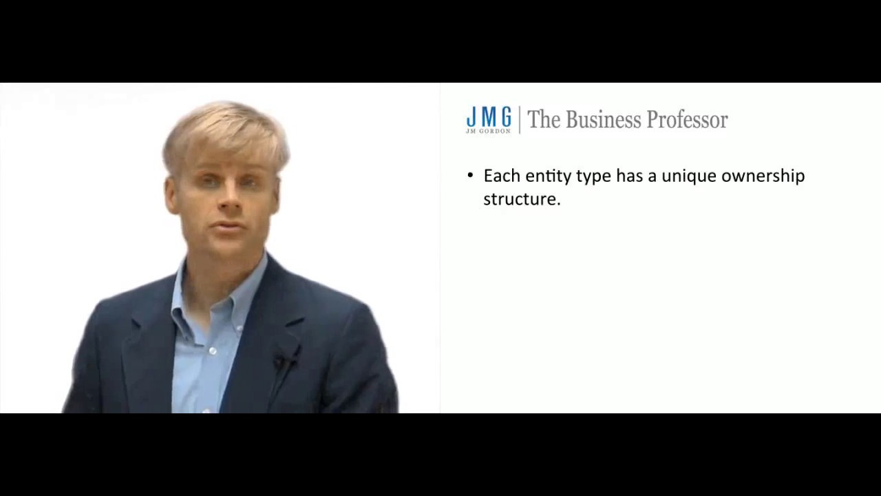 'Video thumbnail for Ownership Structure of Business Entities'