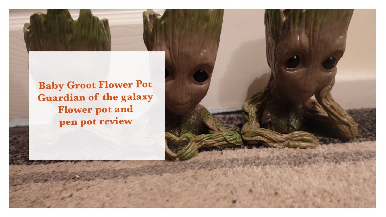 Video thumbnail for 🎥 ✅ Baby Groot Flower Pot 🌱🪴 | Guardians of the Galaxy Planter & Fun Pen Holder Idea 🌟✨