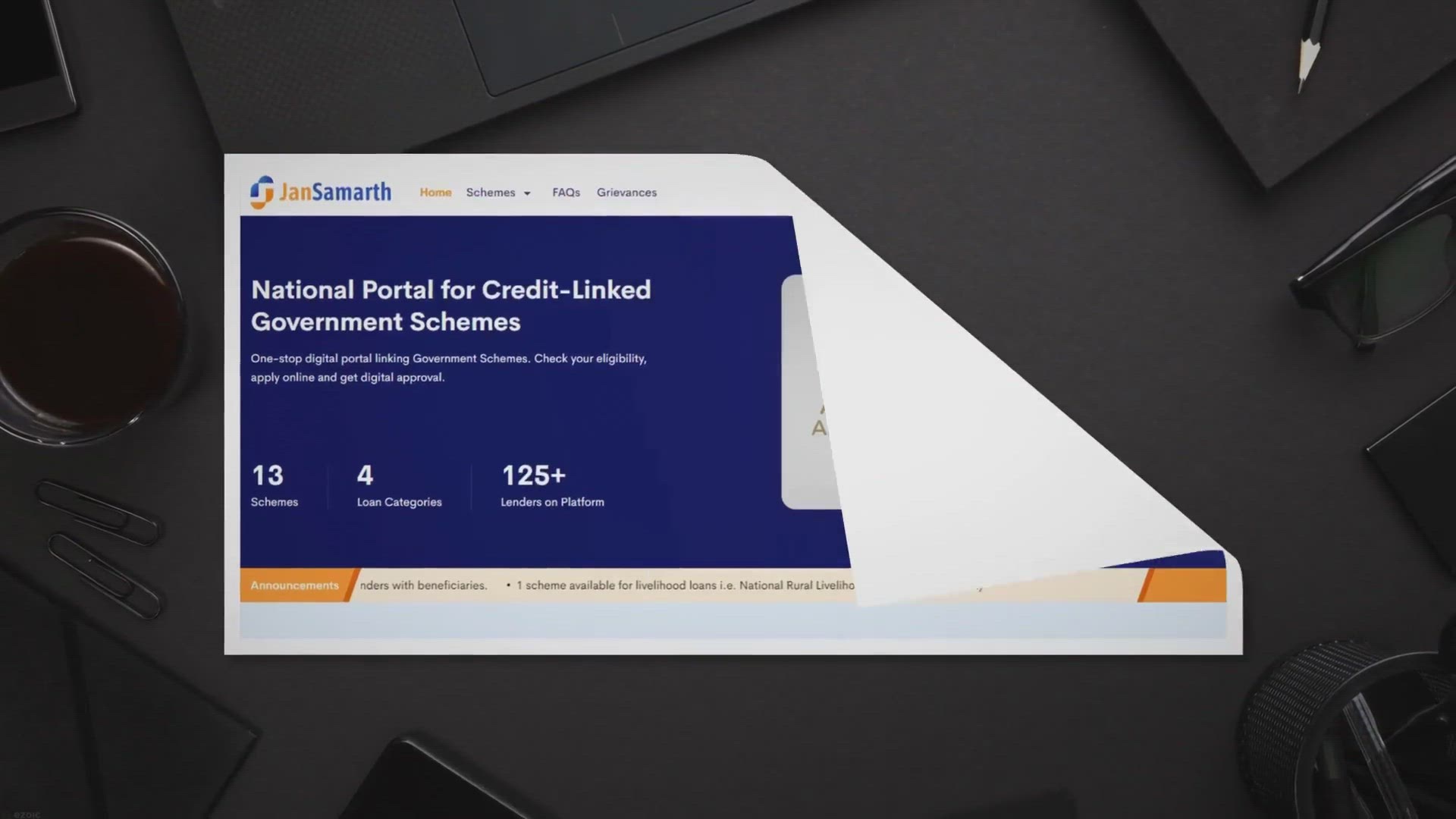 Video thumbnail for JanSamarth Portal | How to register, Login & Apply for Loan