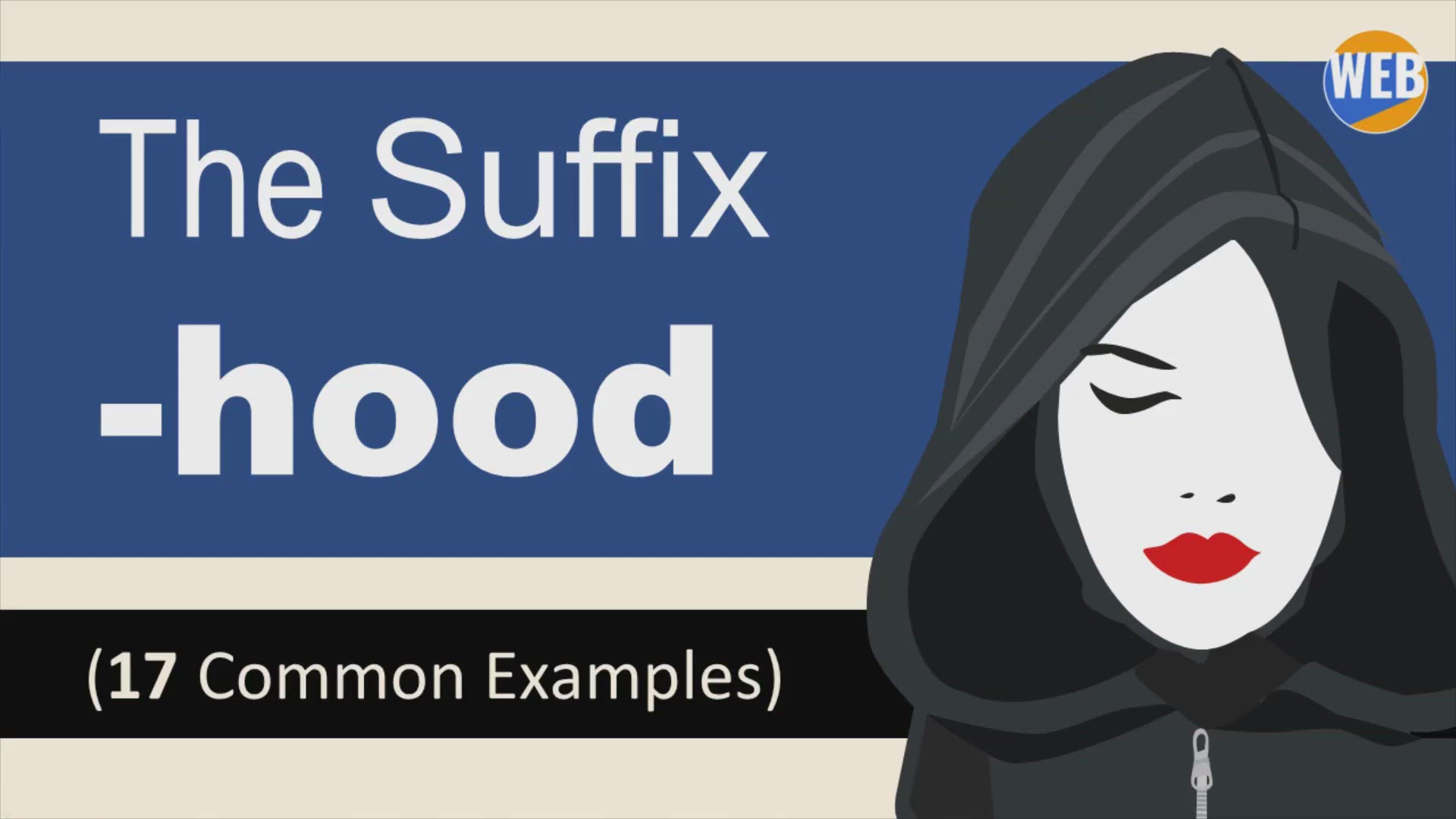 'Video thumbnail for How Do You Use the Suffix -hood? (Real Examples)'