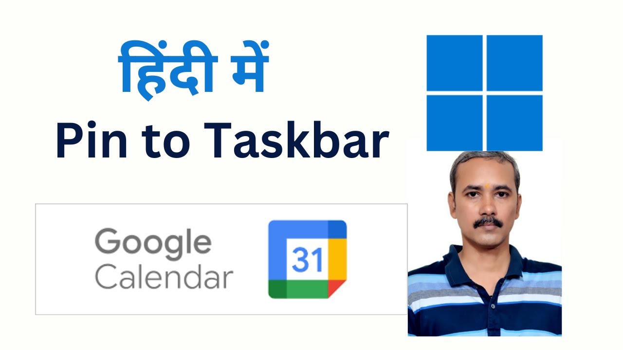 'Video thumbnail for How to Pin or Add Google Calendar to Windows 11 Taskbar?'