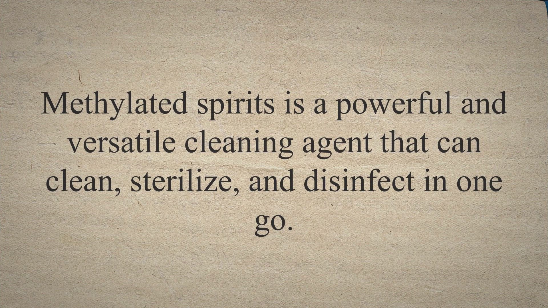 Video thumbnail for Methylated Spirits - An Amazing Cleaner You Should Be Using