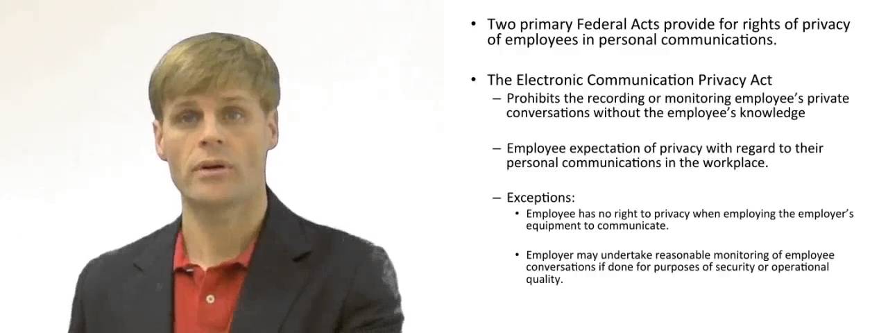 'Video thumbnail for What are the primary workplace privacy laws?'