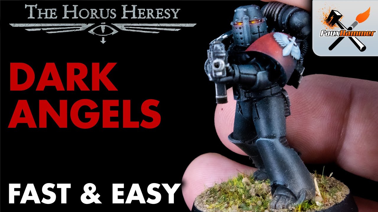 'Video thumbnail for How to Paint: Horus Heresy Dark Angels Space Marines - I (1st) Legion'