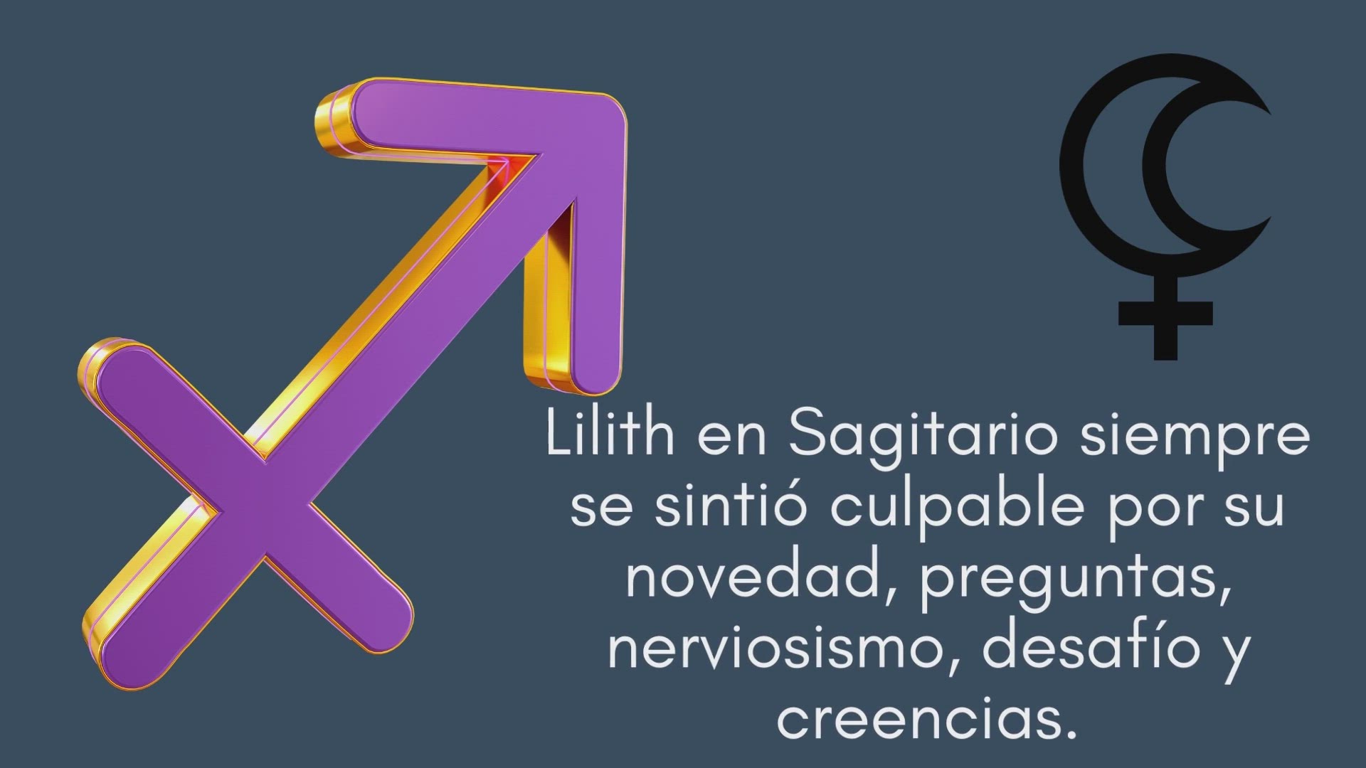 'Video thumbnail for Lilith en Sagitario'