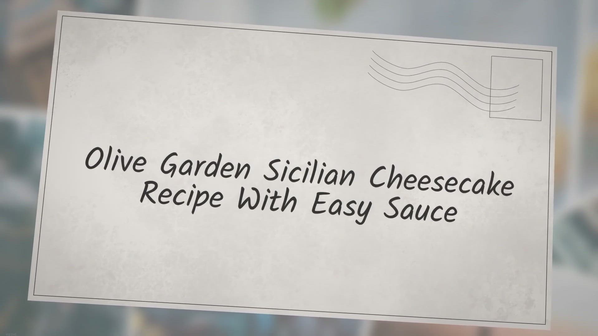 Video thumbnail for Olive Garden Sicilian Cheesecake Recipe With Easy Sauce