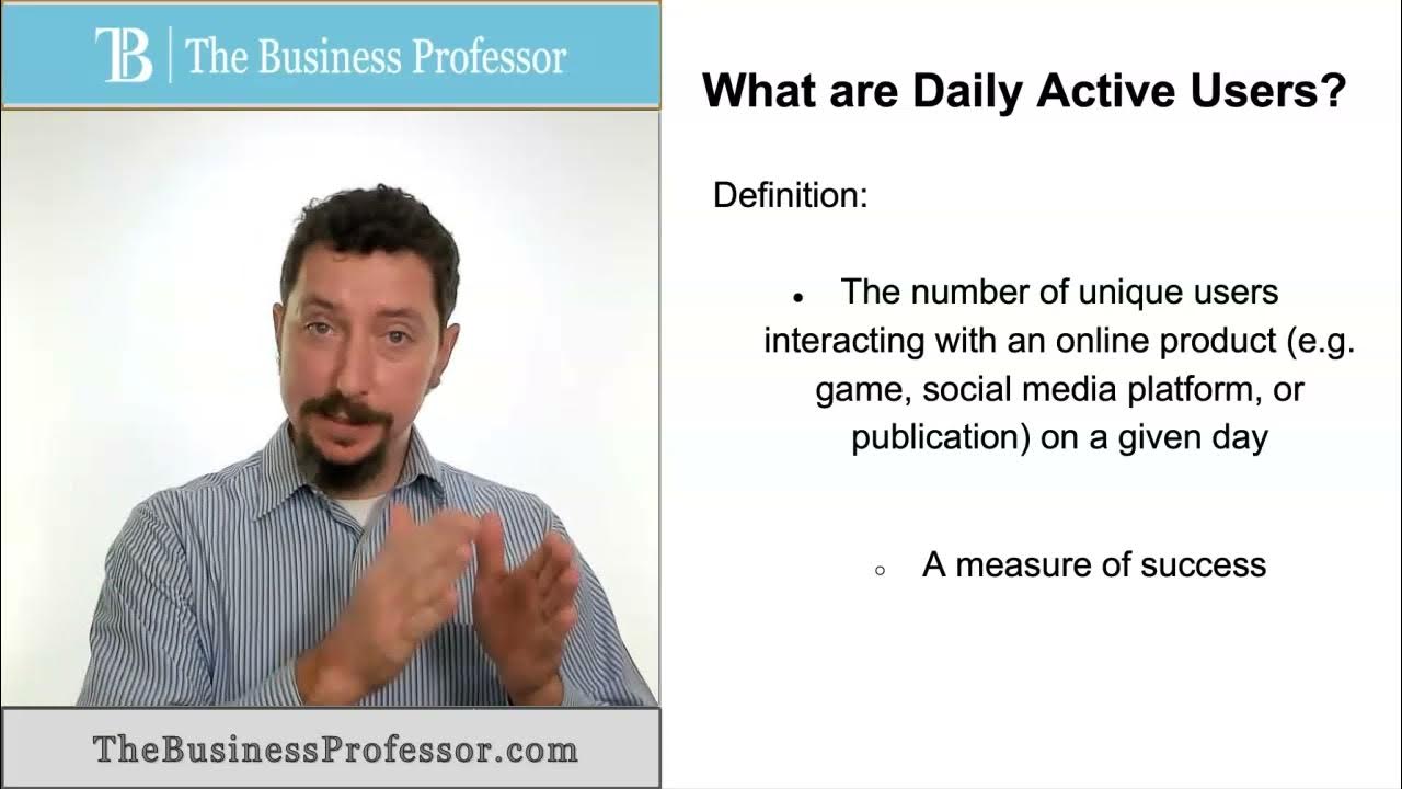 Video thumbnail for Daily Active Users - Marketing