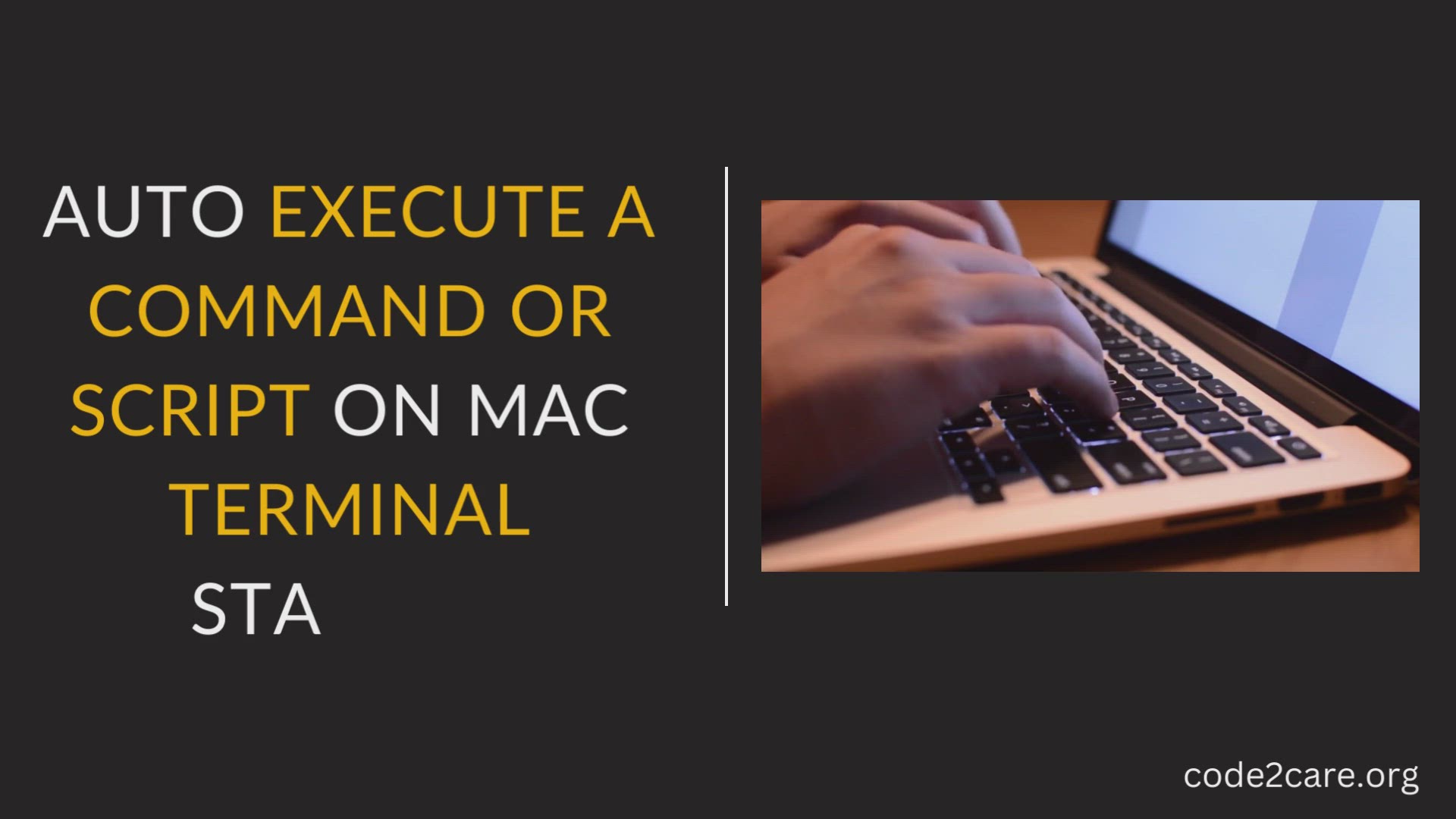 'Video thumbnail for Auto Execute a command or Script on Mac Terminal Startup'