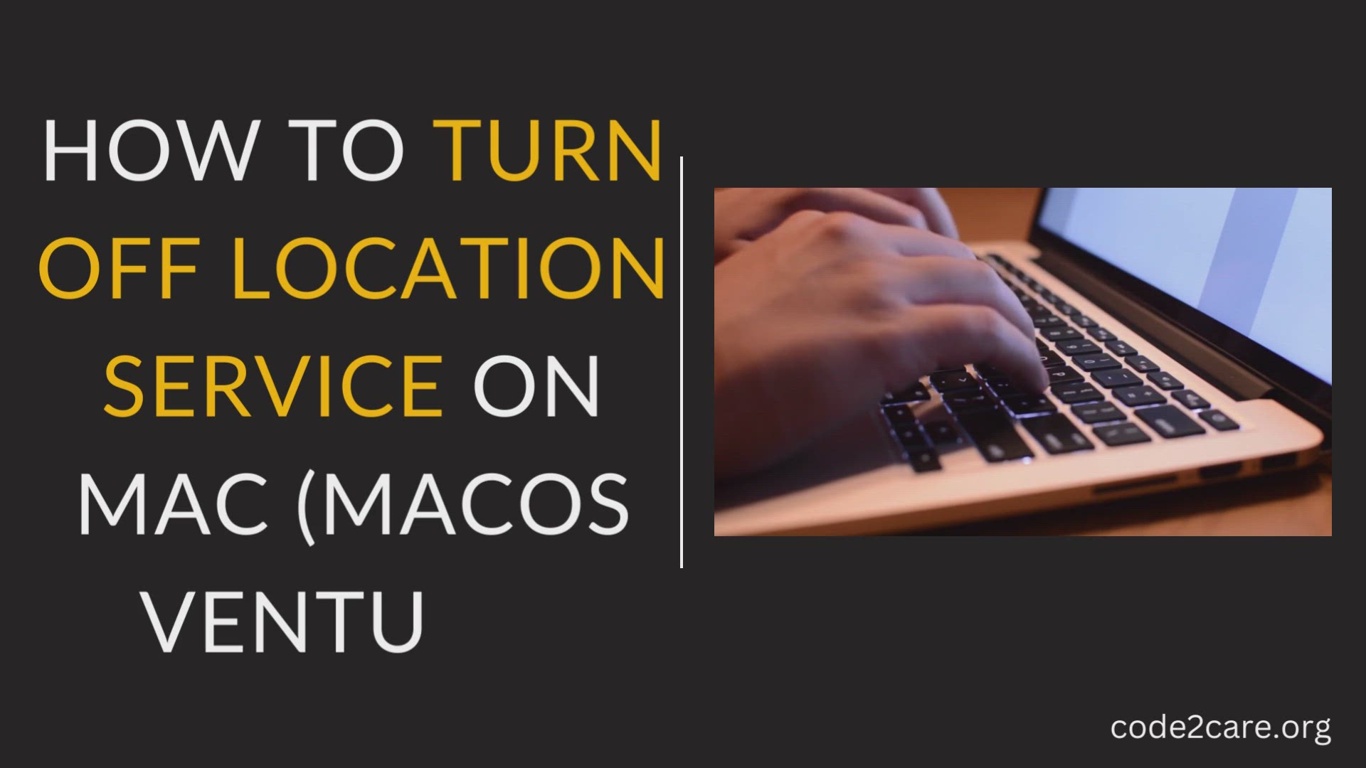 'Video thumbnail for How to turn off Location Service on Mac'
