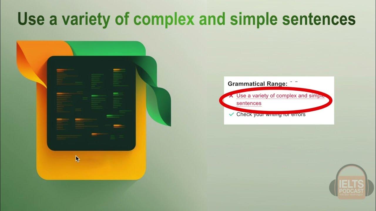 'Video thumbnail for Use a variety of complex and simple sentences'