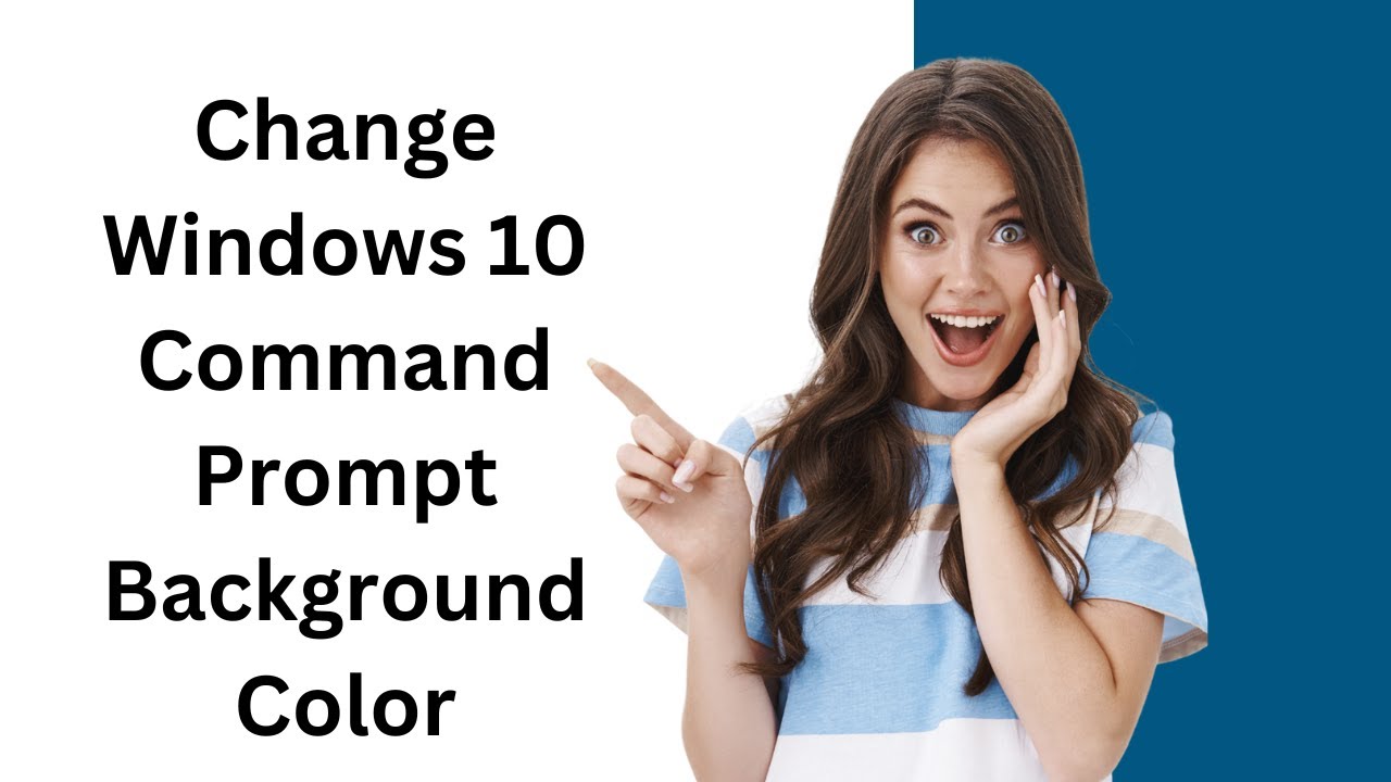 'Video thumbnail for How to Change Windows 10 Command Prompt Background Color?'