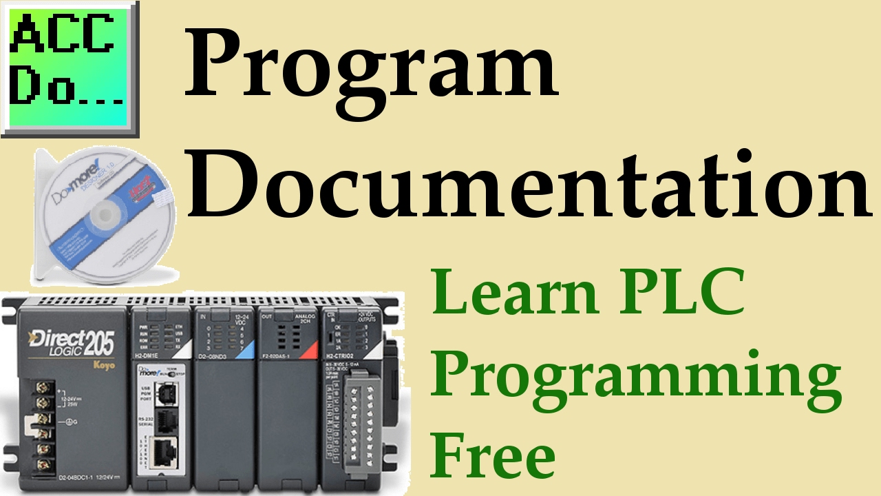 'Video thumbnail for Learn PLC Programming - Free 3 - Program Documentation'