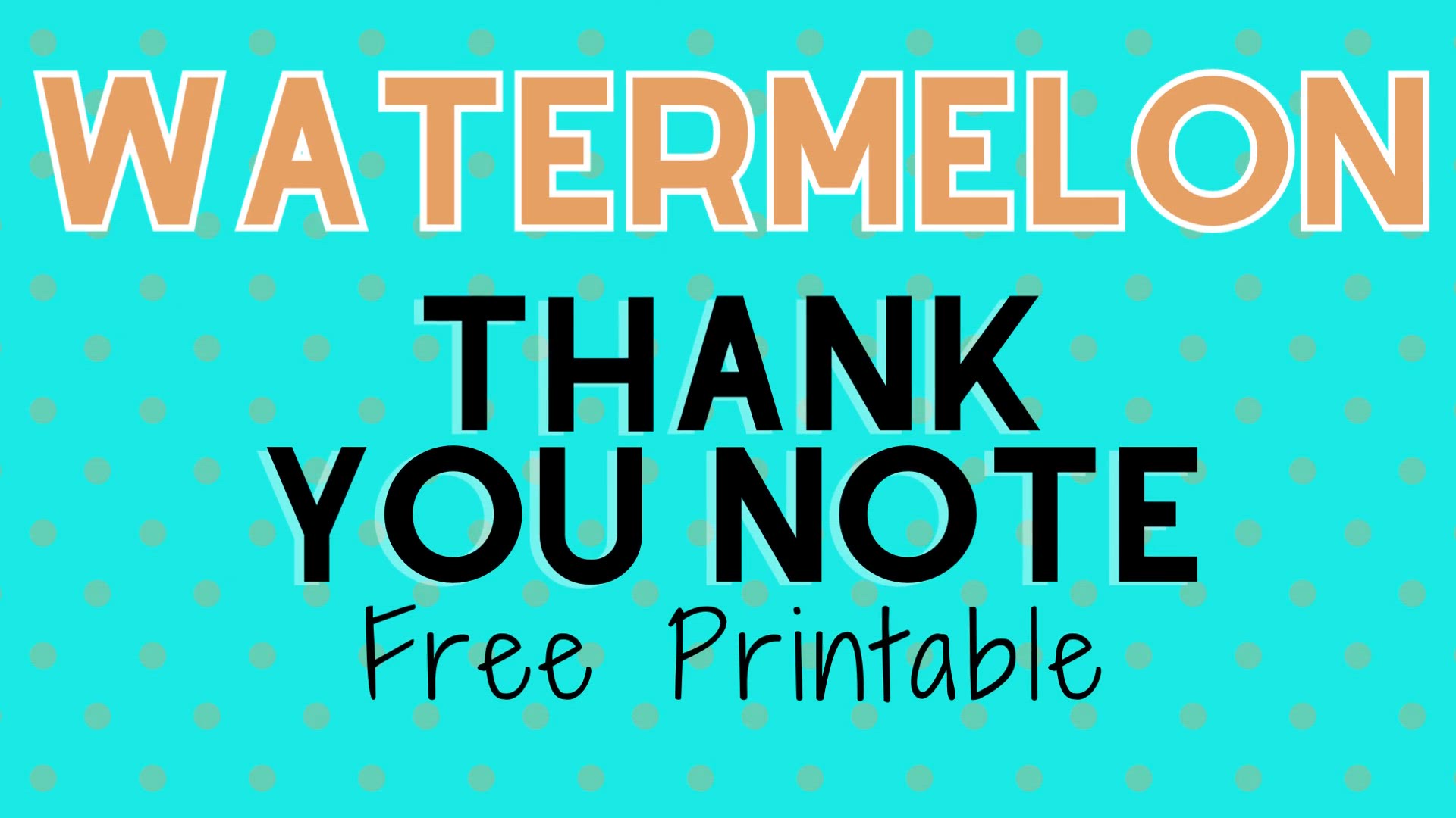 'Video thumbnail for watermelon thank you humix video'