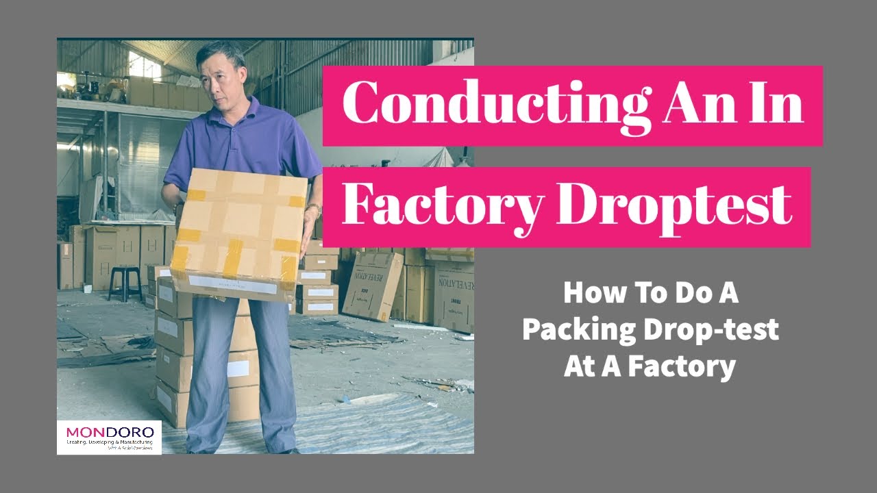 'Video thumbnail for Product Packing Drop-test At a Factory.'