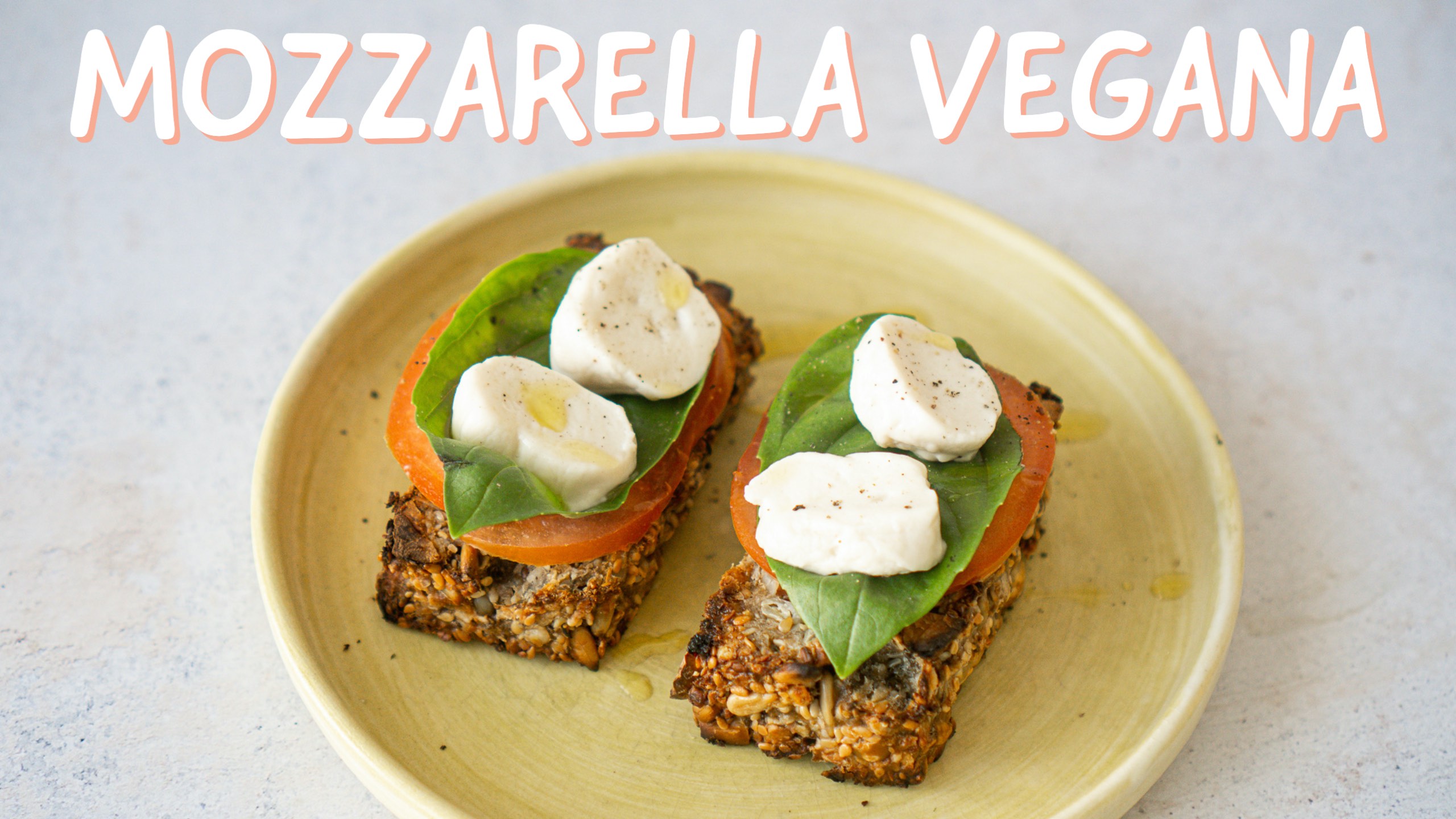 Video thumbnail for Mozzarella Vegana