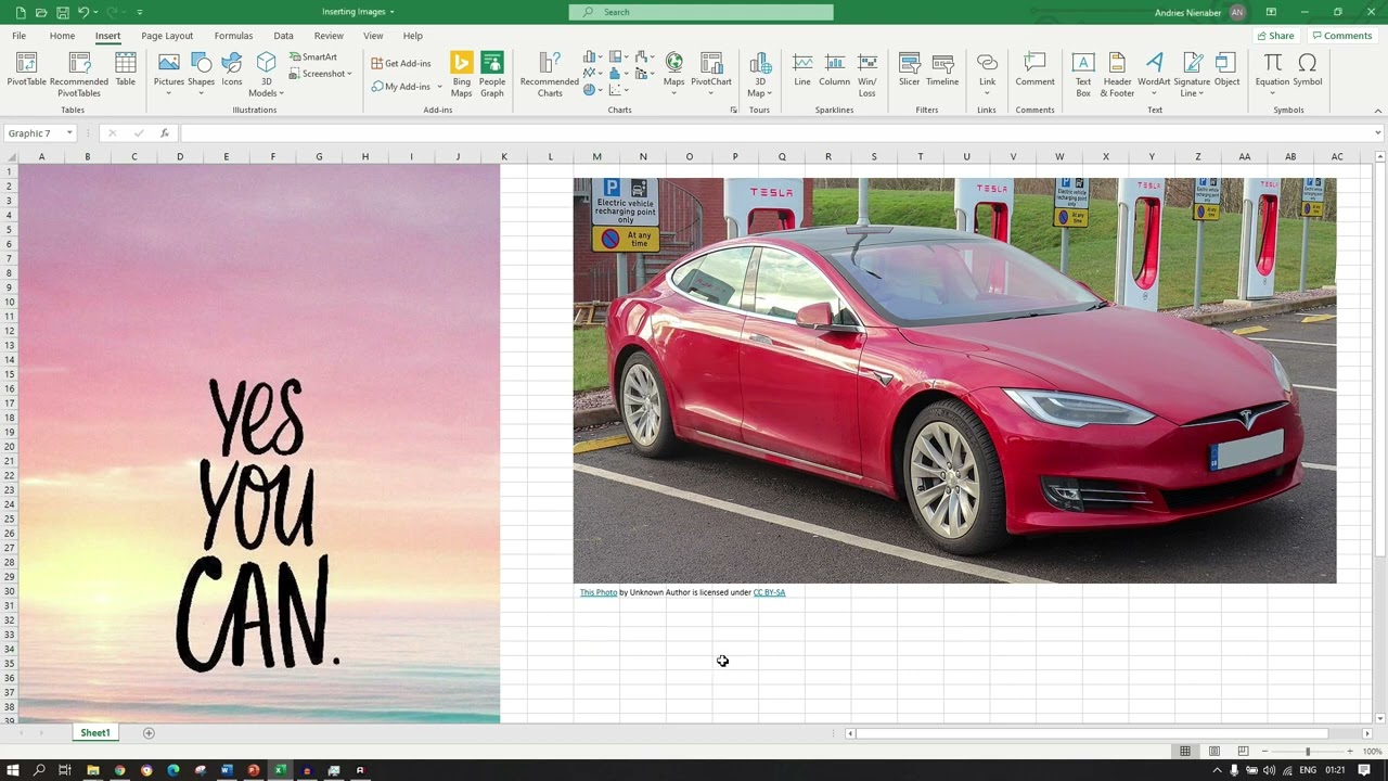 Video thumbnail for How To Insert Images and Shapes in Excel