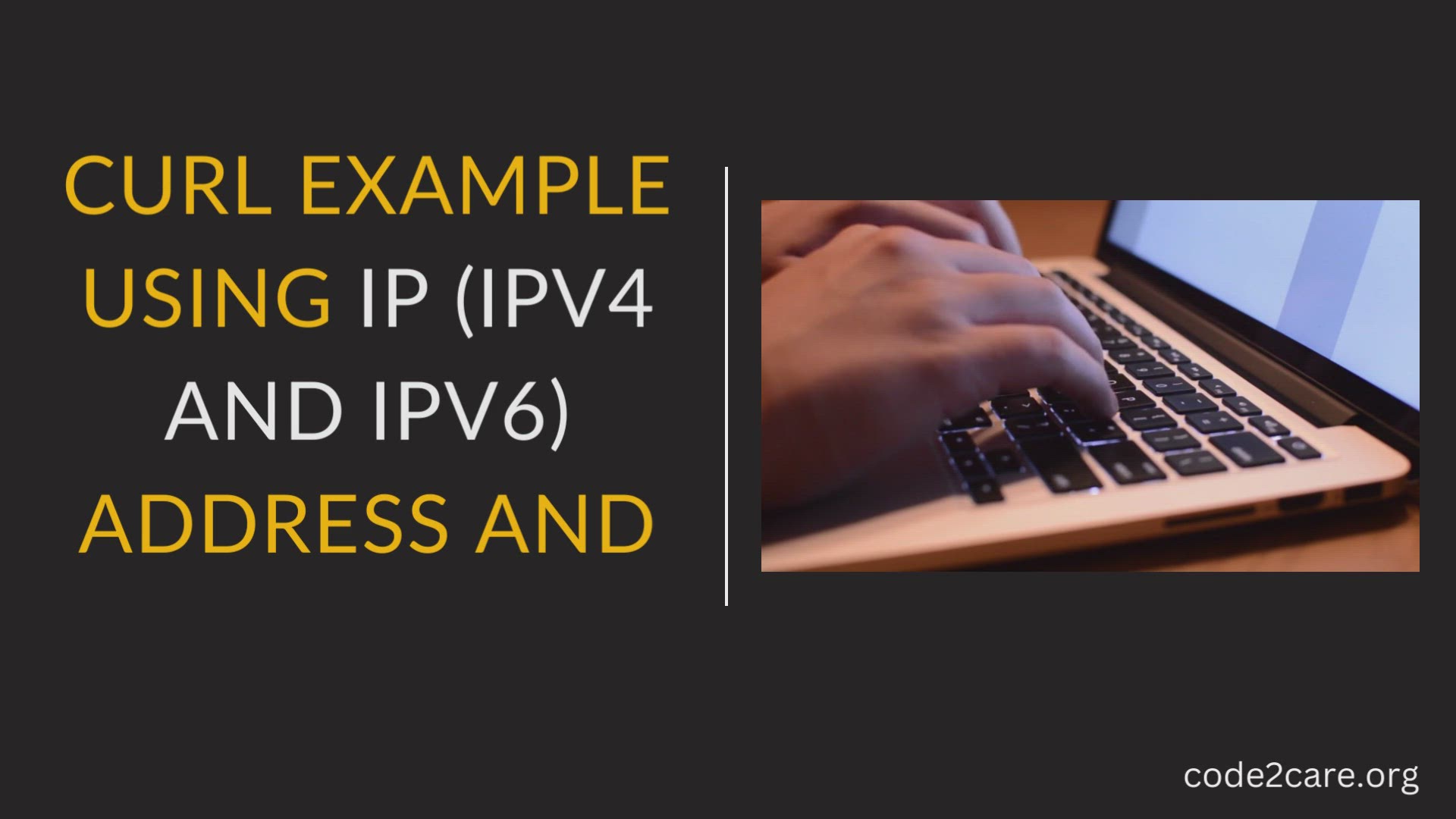 'Video thumbnail for cURL Example using IP (IPv4 and IPv6) address and Port'