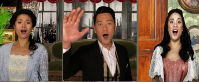 Video thumbnail for GENTLEMAN'S GUIDE Stars Perform Virtual 'I've Decided to Marry You'