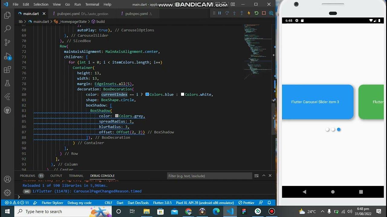 'Video thumbnail for How To Create Flutter Carousel Slider With Dots | Flutter Tutorial | Flutter Widgets 2022'