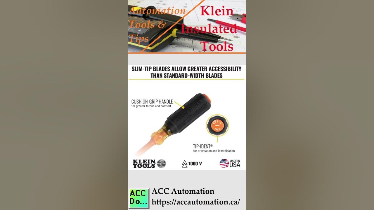 'Video thumbnail for Automation Tools - Klein Insulated Tools'