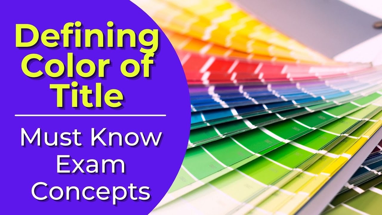 Video thumbnail for Color of Title: What is it? Real estate license exam questions.