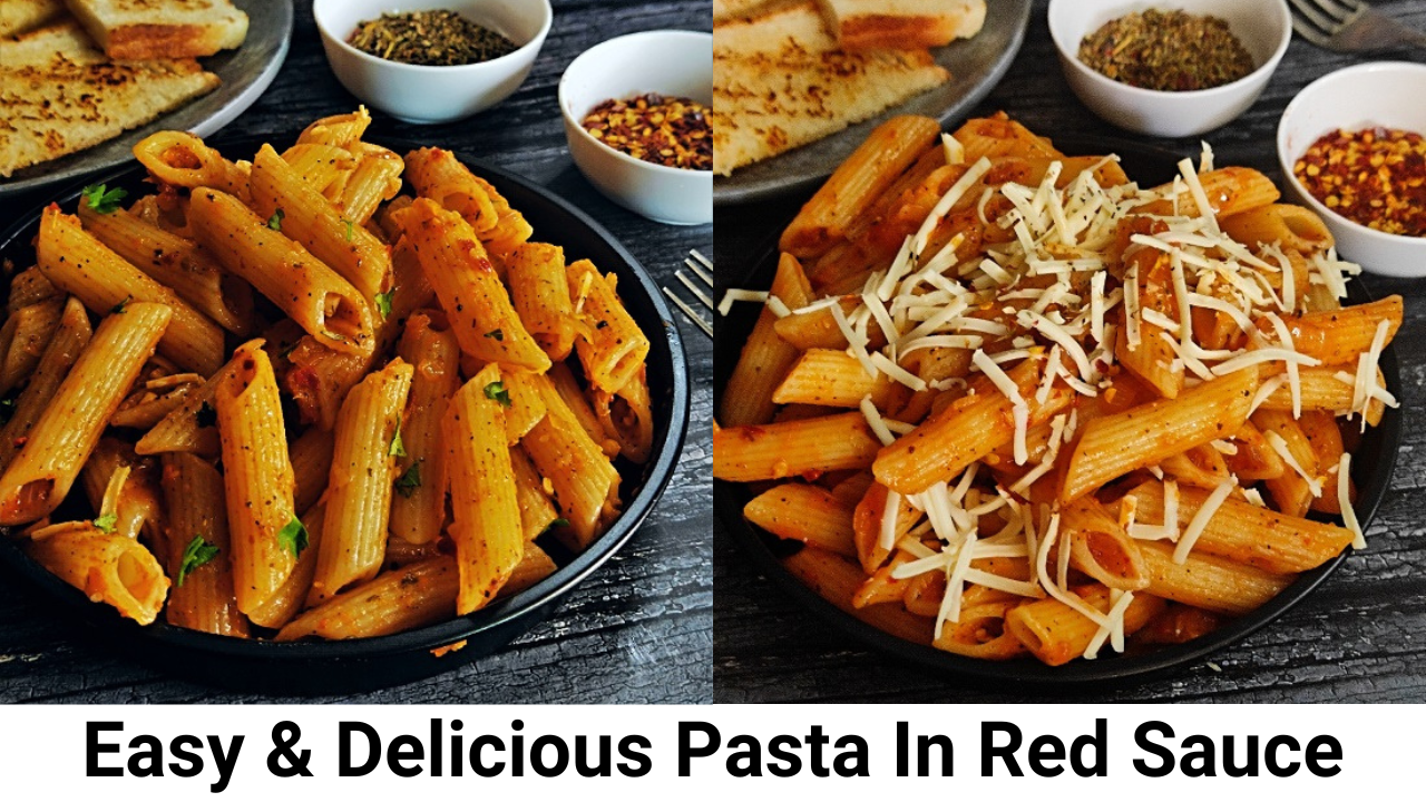 Video thumbnail for Pasta In Red Sauce | Red Sauce Pasta Recipe