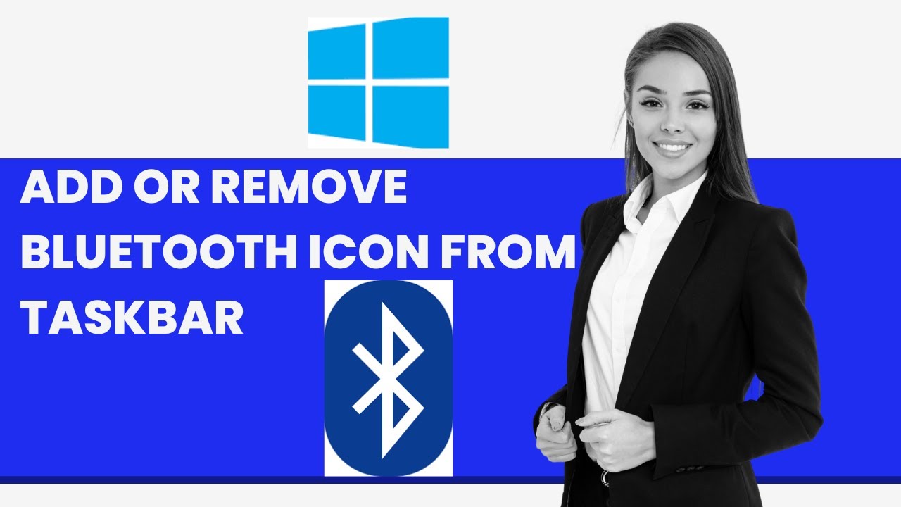 'Video thumbnail for How to Add or Remove Bluetooth Icon from Taskbar in Windows 11?'
