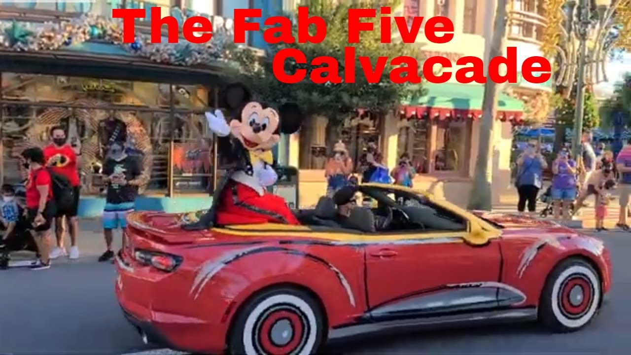 Video thumbnail for Disney's Fab Five Calvacade at Disney's Hollywood Studios