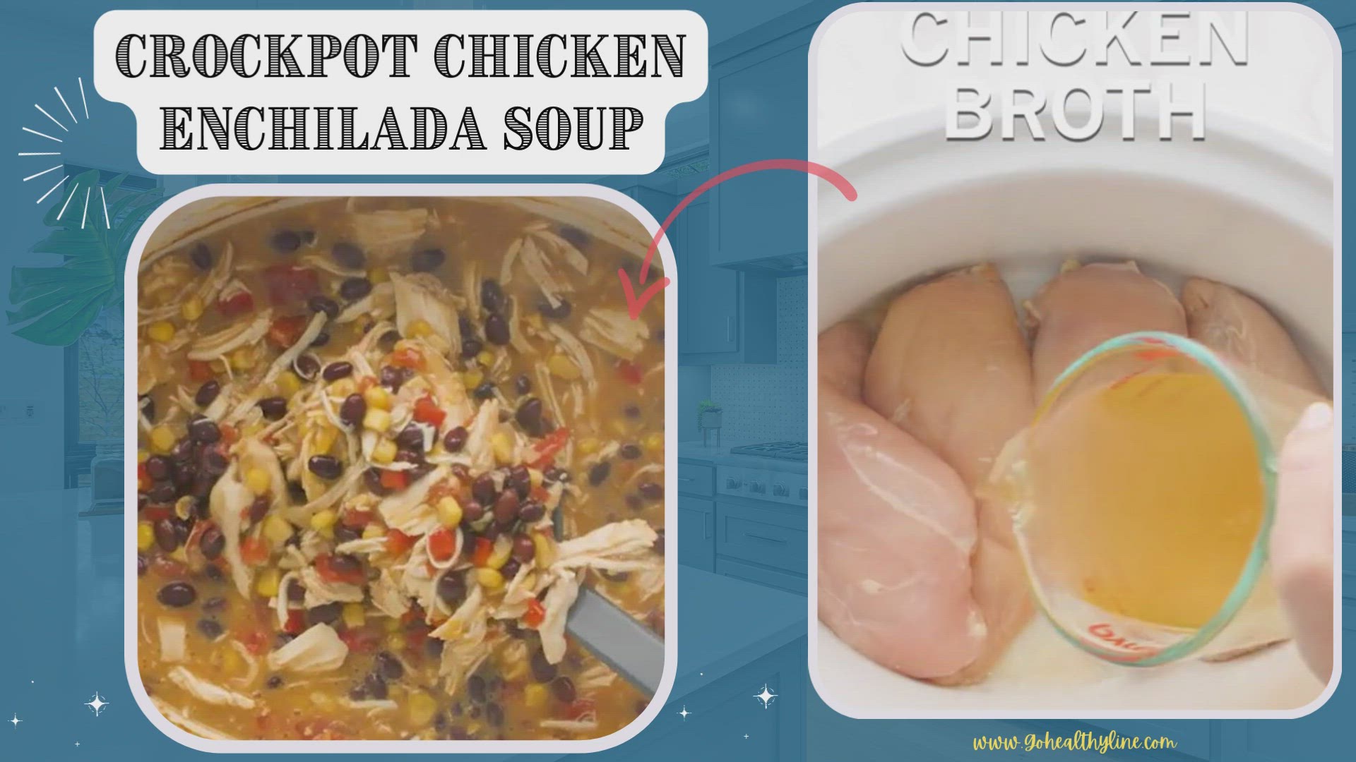Video thumbnail for Crockpot Chicken Enchilada Soup