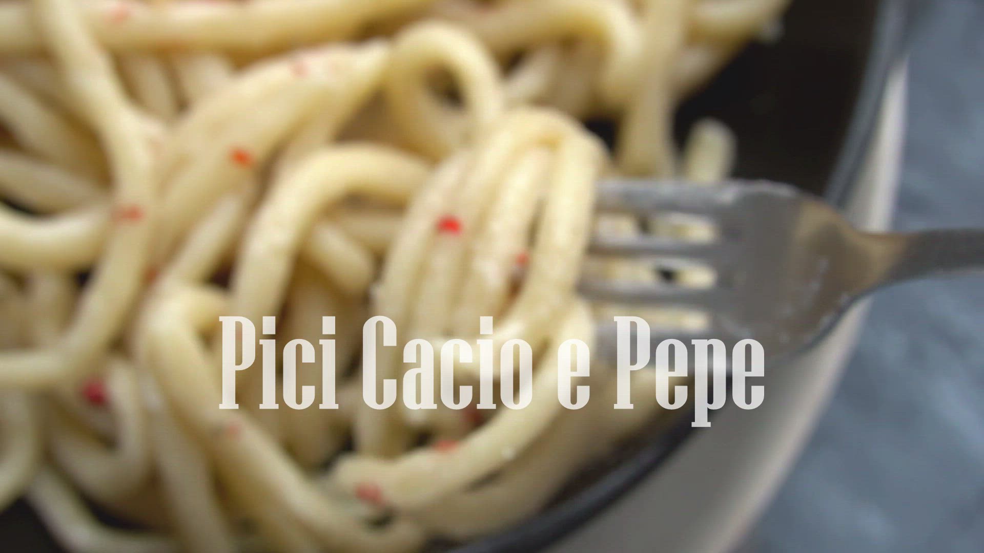 'Video thumbnail for Pici Cacio e Pepe'