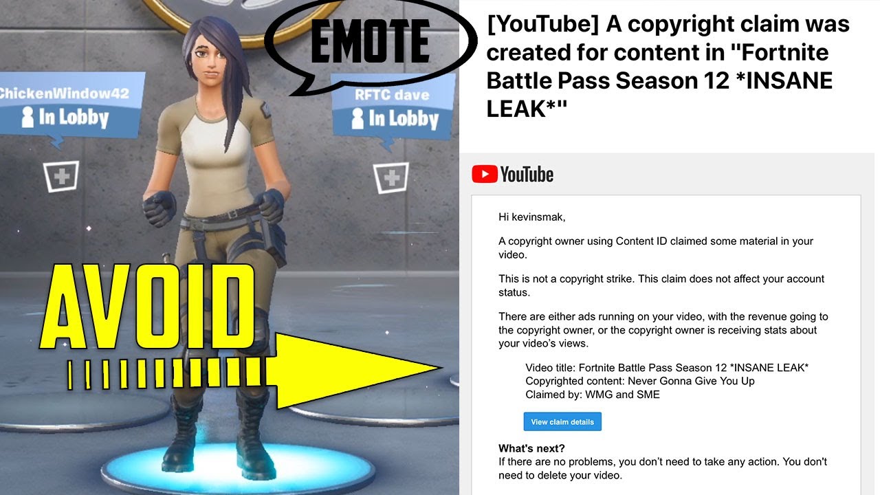 Video thumbnail for Fortnite Copyright Dance - Protect Yourself from Copyright Claims!
