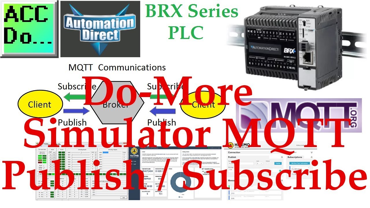 'Video thumbnail for BRX Do-More Simulator MQTT Publish Subscribe'