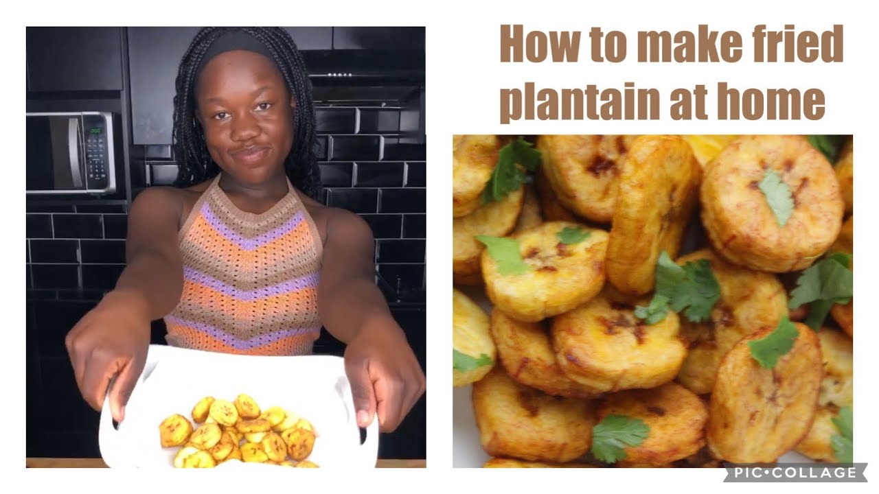 Video thumbnail for How to make fried plantain chips at home (A West African favourite)|| simplentasty