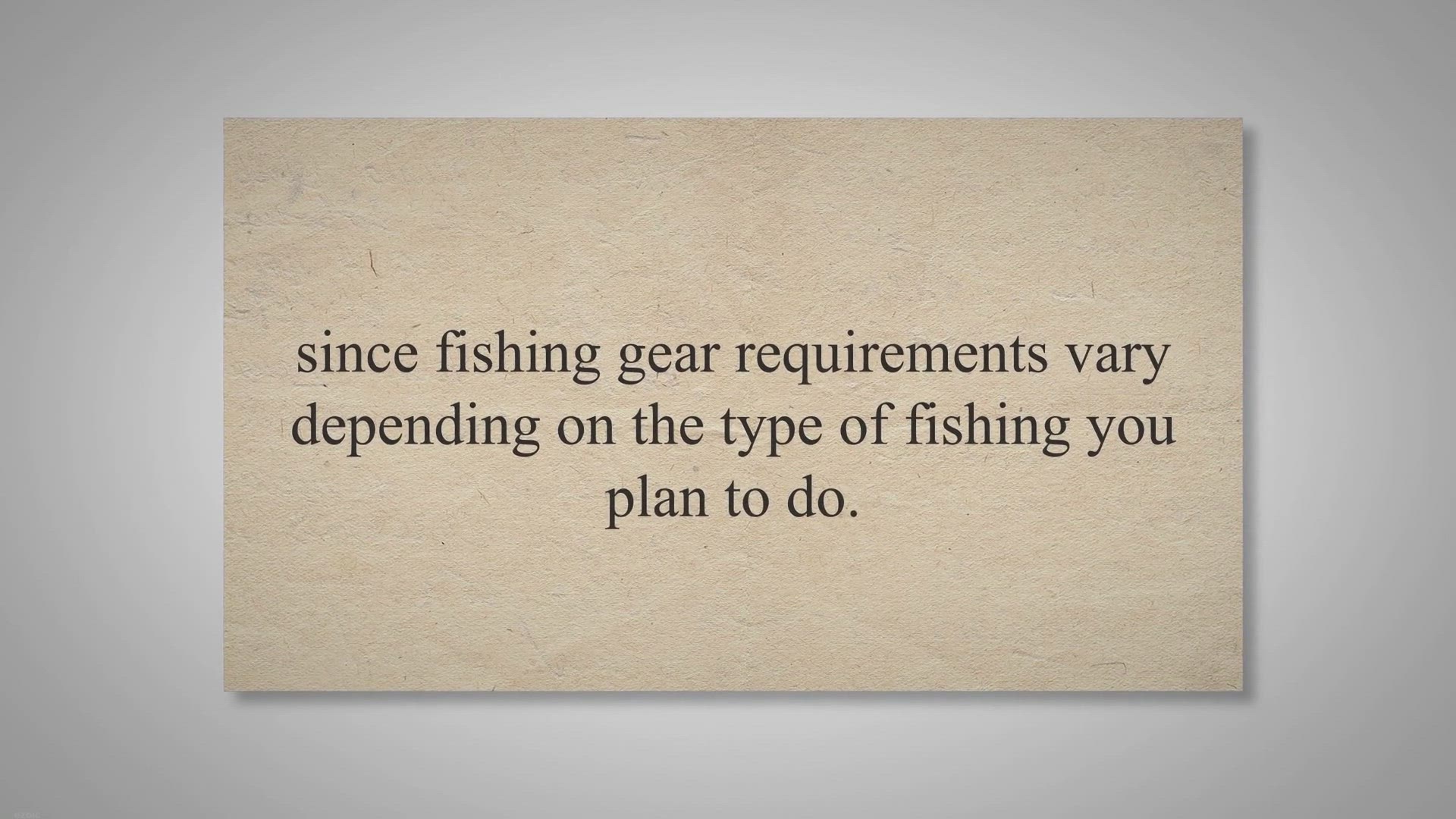 Video thumbnail for What gear do i need to fishing florida?