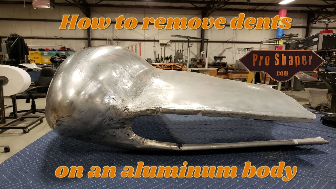 Video thumbnail for Auto Body Repair: How to remove dents in aluminum Part 1