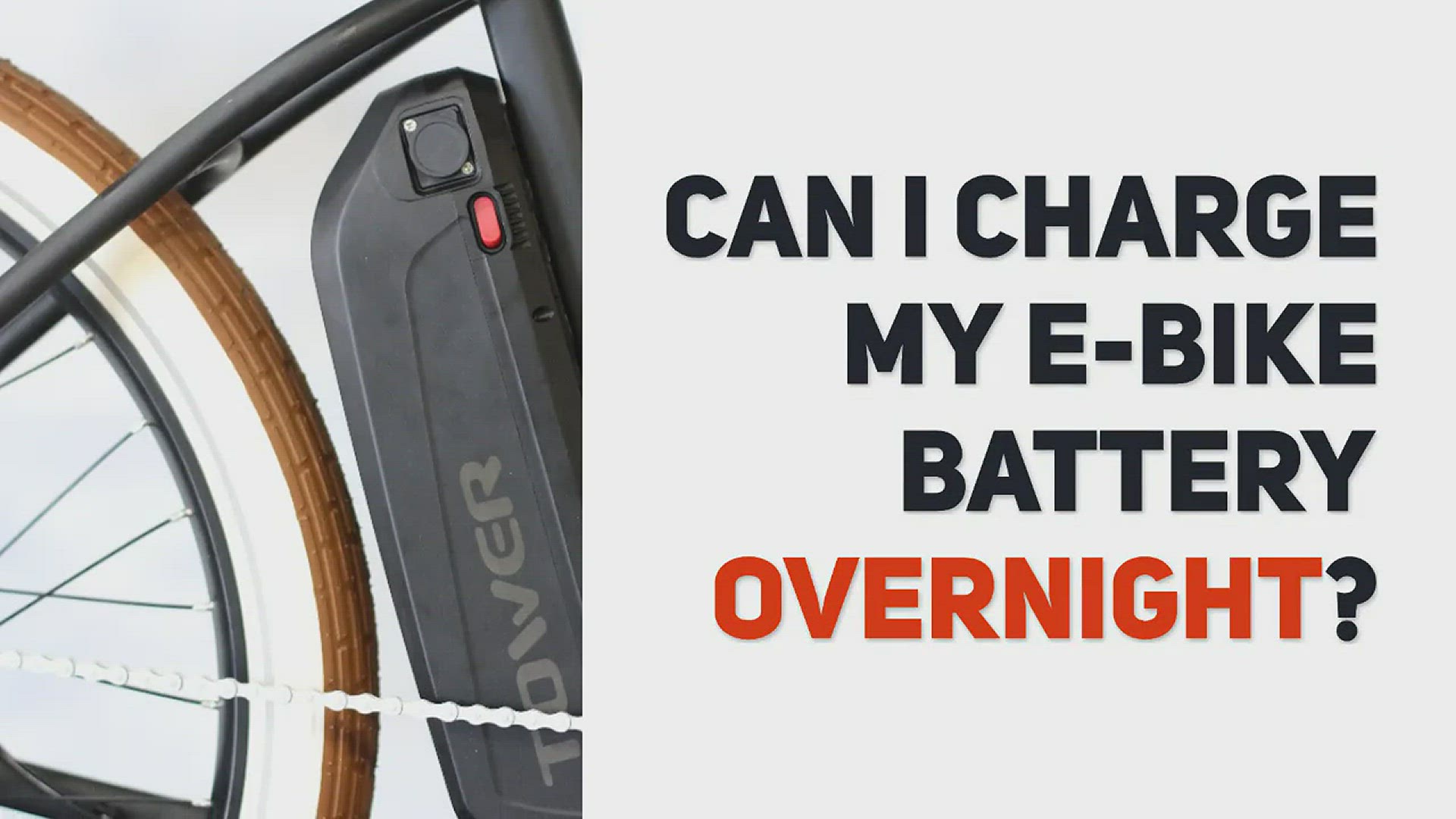 'Video thumbnail for Can I Charge My E-Bike Battery Overnight'
