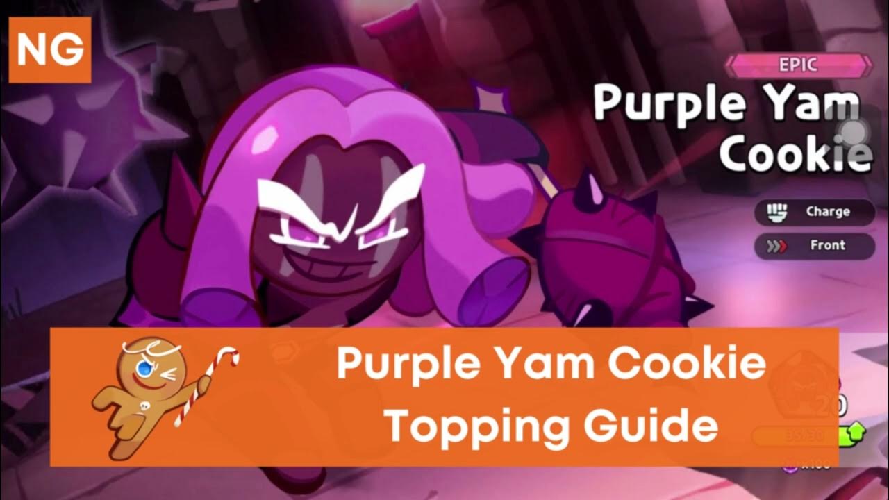 'Video thumbnail for Best Purple Yam Cookie Toppings Build (Cookie Run Kingdom)'