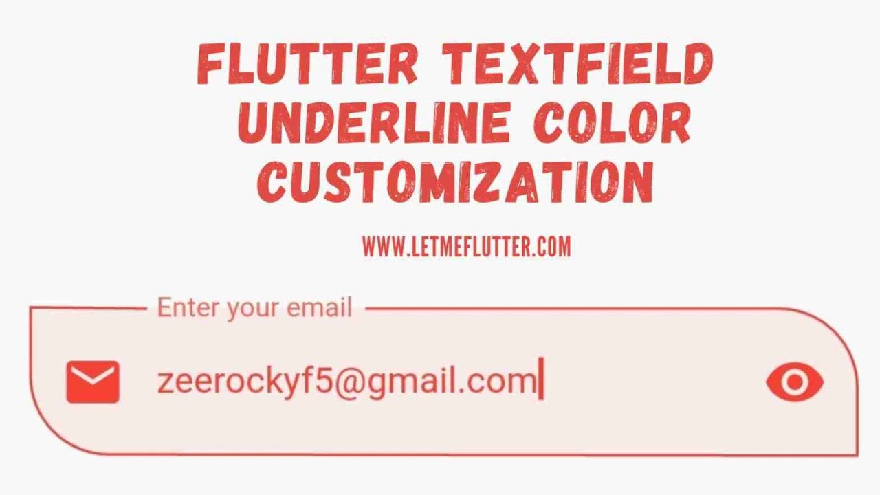 'Video thumbnail for Flutter Textfield Underline Border Color | Flutter Tutorial | Flutter For beginners'