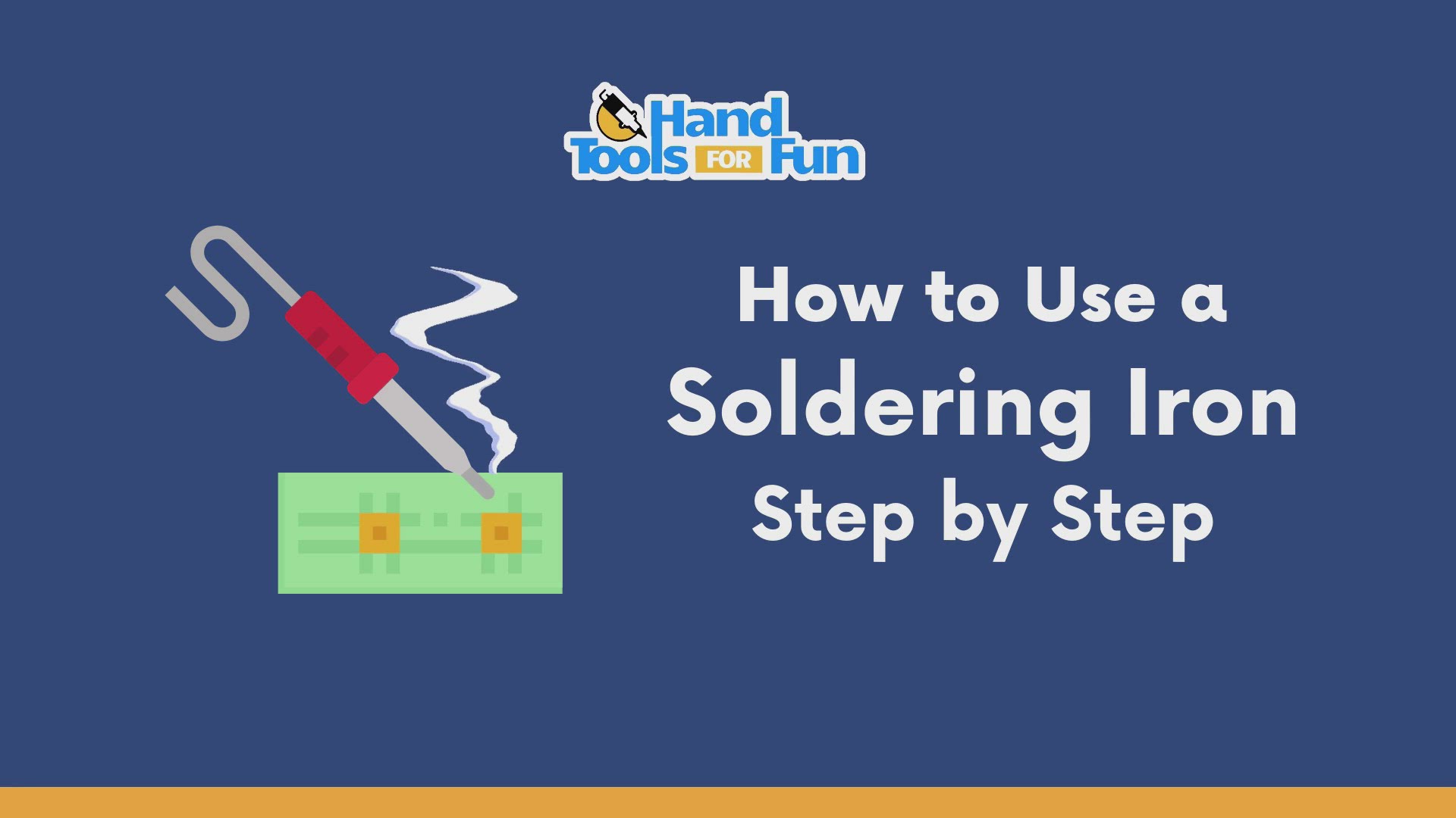 'Video thumbnail for How to Use a Soldering Iron'