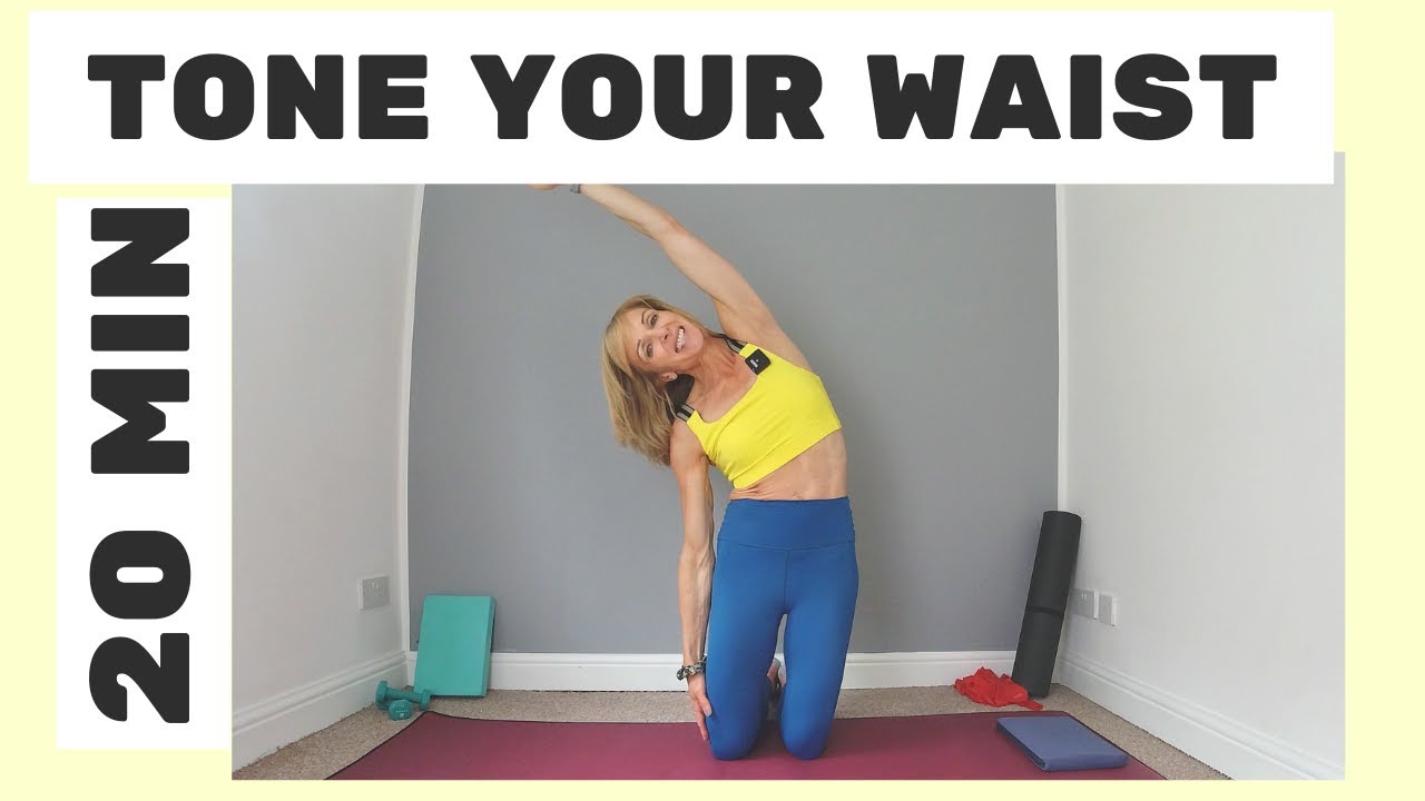 Video thumbnail for Pilates to TONE your WAIST | HOME WORKOUT
