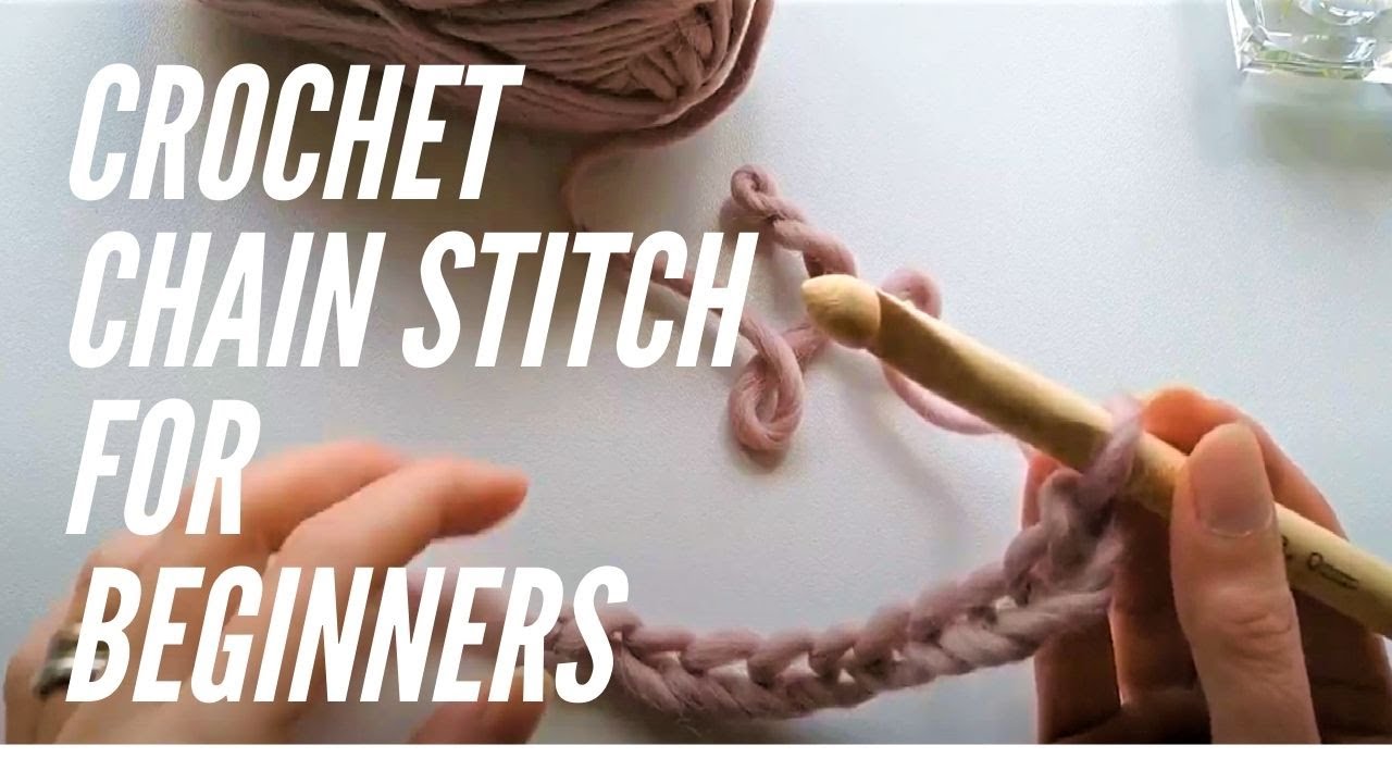Video thumbnail for How to Crochet For Absolute Beginners | Crochet Chain Stitch For Beginners