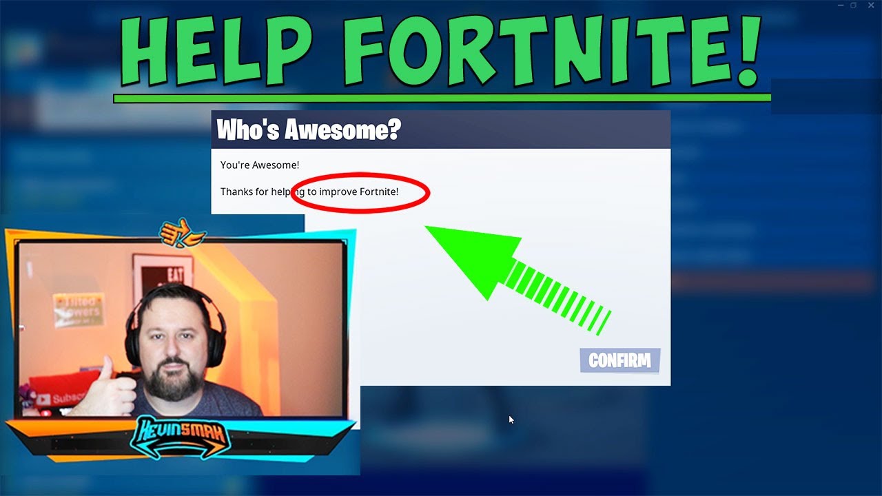 Video thumbnail for Fortnite How To Report a Bug!
