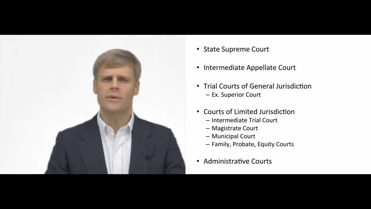 'Video thumbnail for State Court System'
