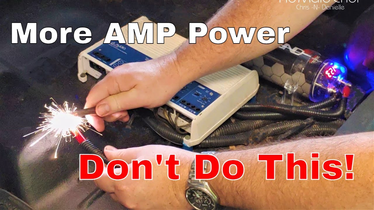 Video thumbnail for How To Install A Capacitor An Amplifier - What Not To Do  || Jeep Mods E40